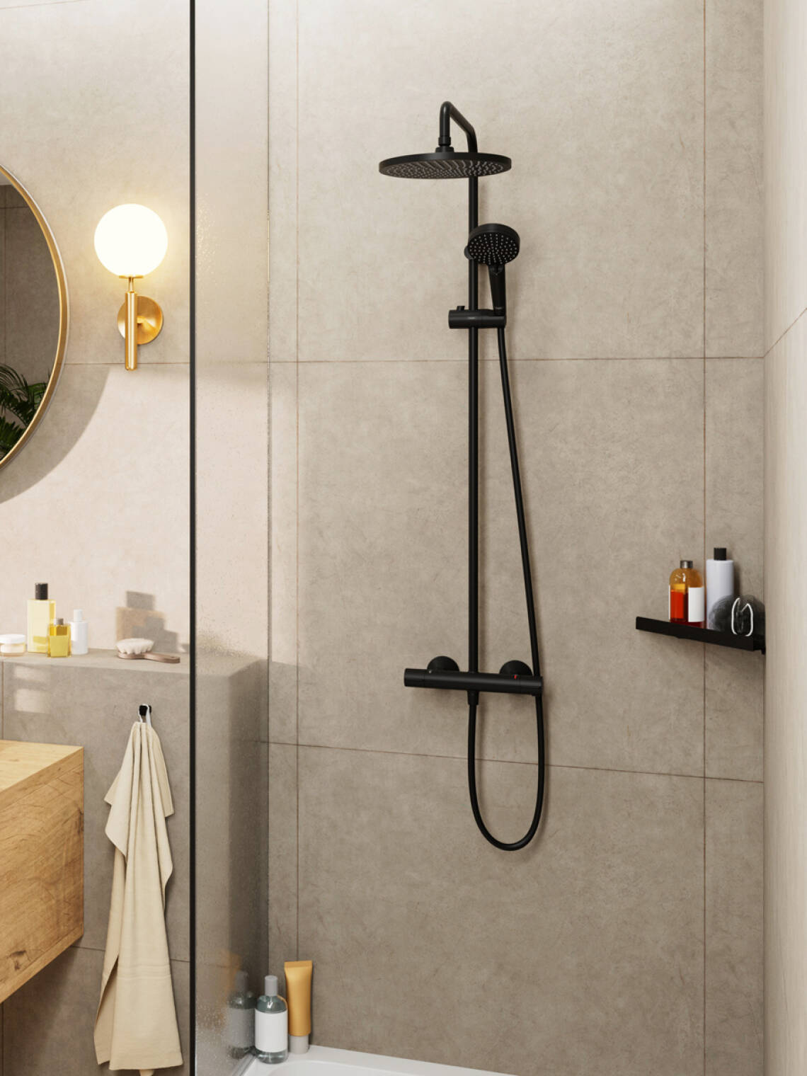 Armaturen Hansgrohe Vernis Blend Mattschwarz, V.Yard