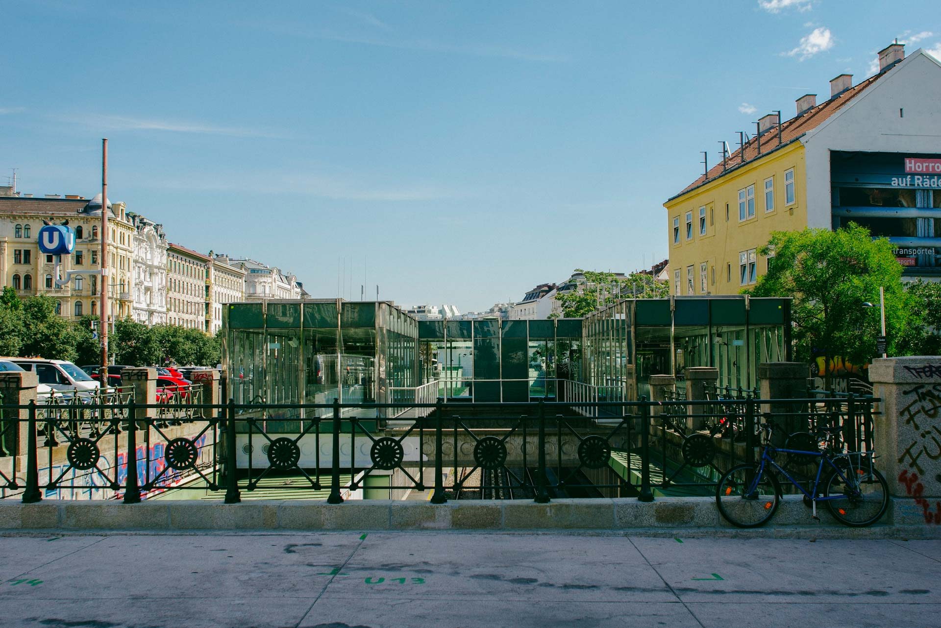 U4-Station Kettenbrückengasse von Otto Wagner